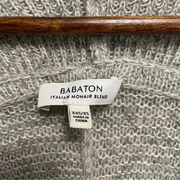 Babaton Aritzia Javier Cocoon Italian Mohair Cardigan Women’s Oversized XXS - Picture 4 of 12